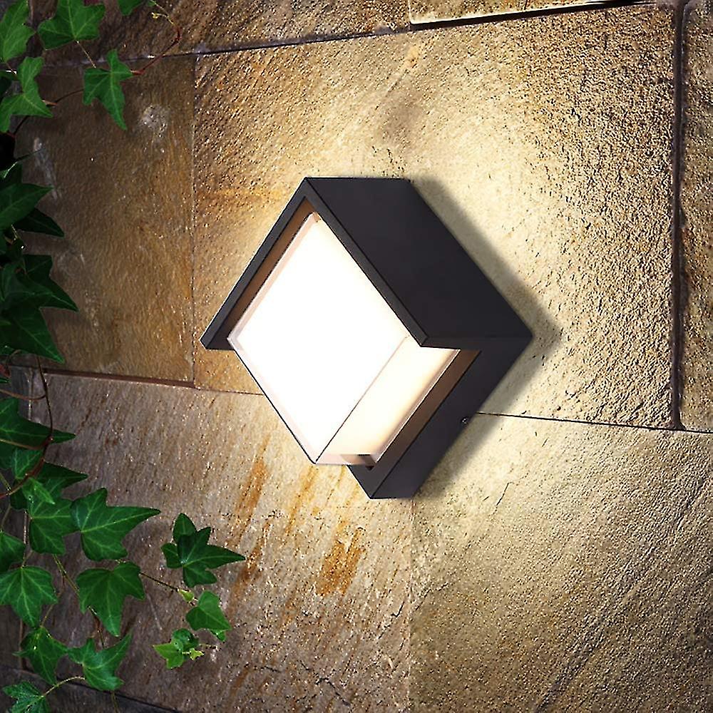 AFN Modern Outdoor Led Wall Light Waterproof Ip65 Anthracite Aluminum