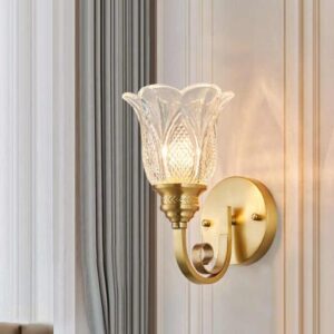 Modern Vintage Crystal Wall Light Indoor Wall Lamp for Corridor and Interior Lighting