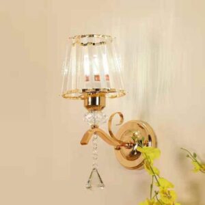 Modern Wall Light Nordic Luxury Acrylic Bedside Lamp for Bedroom Living Room Aisle and Multipurpose