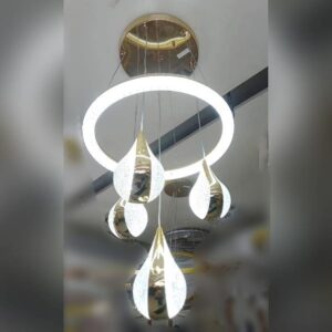 New Design House Ceiling Mount Twisted Rings with Globe LED Acrylic Lights for Living Room and Indoor Lightings