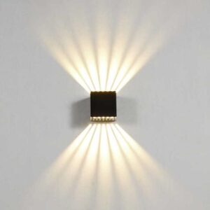 Black Indoor Light Modern Fashionable Bedroom Lights, Waterproof Outdoor Exterior Luxury LED Light for Multipurpose use