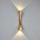 Gold LED Outdoor Wall Light